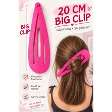 Act Büyük Çıtçıt Toka - Big Hair Clip 20 cm (Pembe)