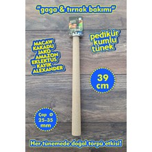 Vixpet Venty Konik Kumlu Pedikür Papağan Tüneği 39 cm | Jako, Amazon, Macaw, Kakadu, Kayık, Eklektus, Alexander - FX100