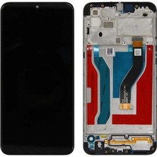Bin1çeşit Samsung A10S Dokunmatik Ekran Siyah Çıtalı (Servis