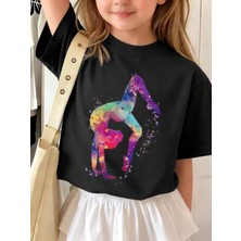 Genosha Dans Dtf Baskılı Çocuk Tshirt Tişört 100% Pamuk