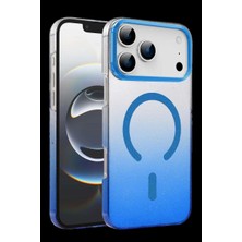 Bin1çeşit iPhone 17 Pro Max Glossy Magsafe Kapak - Mavi