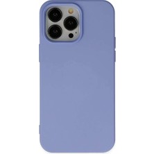 Bin1çeşit iPhone 14 Pro Kılıf Nano Içi Kadife Silikon - Lila