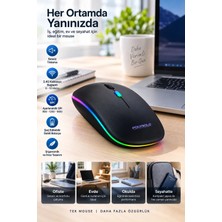 sbodurhome Ofis Ev Okul Kullanımına Uygun Şarjlı Kablosuz Mouse