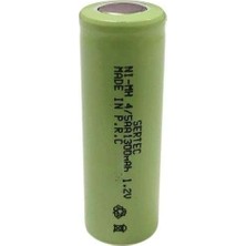 Bin1çeşit Sertec - 1.2V 1300 Mah - 4/5AA- Ni-Mh Şarjlı Pil - (Başsız / Flat Head)