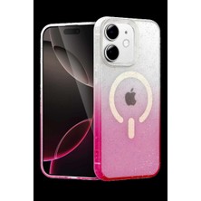 Bin1çeşit iPhone 12 Pummel Shiny Magsafe Kapak - Pembe