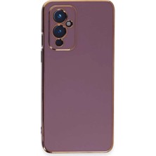 Bin1çeşit One Plus 9 Kılıf Volet Silikon - Mor