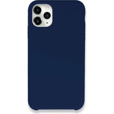Bin1çeşit iPhone 11 Pro Max Kılıf Lansman Legant Silikon - Lacivert