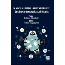 Gazi Kitabevi Iç Kontrol Sistemi , Örgüt Kültürü ve Örgüt Performansı Ilişkisi Üzerine
