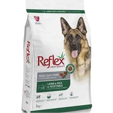 Bin1çeşit Kuzulu Pirinçli ve Sebzeli Yetişkin Köpek Maması 3 kg