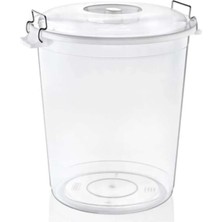 Bin1çeşit Plus Şeffaf Bakliyat Kovası 50 Litre ROYALEKS-ASD173