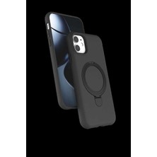 Bin1çeşit iPhone 11 Regal Magsafe Standlı Kapak - Titan Gri