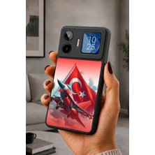 Aksel Kılıf General Mobile Gm 26 Pro Uyumlu Baskılı, Mat Siyah,yumuşak Silikon, Koruyucu,şok Emici Kapak,kılıf