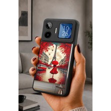 Aksel Kılıf General Mobile Gm 26 Pro Uyumlu Baskılı, Mat Siyah,yumuşak Silikon, Koruyucu,şok Emici Kapak,kılıf