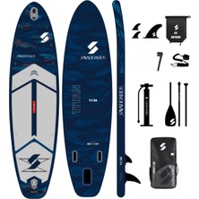 Savaboards Titan Premium Şişme Paddle Board Sup Seti 335 x 86 x 15 cm – Hd Woven Drop Stitch, Hot Fusion Teknolojisi, 195 kg Taşıma Kapasiteli Touring Sup