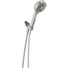 Faucet Proclean Fırçalı Nikel Duş Başlığı, Elde Taşınabilir, Yüksek Basınçlı Püskürtmeli Duş Başlığı, El Duş Başlığı, 6 Püskürtme Ayarı, Spotshield Fırçalanmış Nikel 75740SN