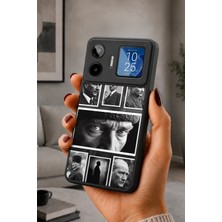 Aksel Kılıf General Mobile Gm 26 Pro Uyumlu Baskılı, Mat Siyah,yumuşak Silikon, Koruyucu,şok Emici Kapak,kılıf