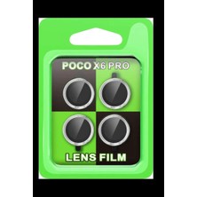 Bin1çeşit Poco X6 Pro Raze Metal Kamera Lens - Gümüş