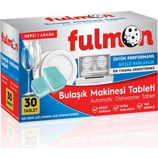 30'lu Bulaşık Makinesi Tableti Hepsi Bir Arada