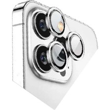 Bin1çeşit iPhone 15 Pro Max Bilvis Titan Kamera Lens - Gümüş