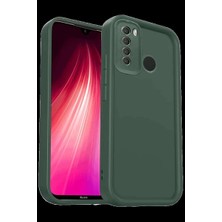 Bin1çeşit Redmi Note 8 Kılıf Viera Silikon - Koyu Yeşil
