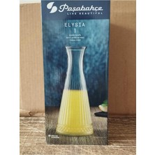Paşabahçe Elysia Karaf Limonata Şişesi Vazo Şişe Sürahi 940 cc Kapaksız