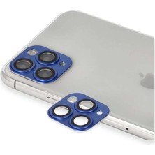 Bin1çeşit iPhone 11 Pro Max Pers Alüminyum Kamera Lens - Lacivert