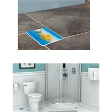 Balkon Gider Kapak Süsü Cam Gider Kapağı Banyo Gider Süsü