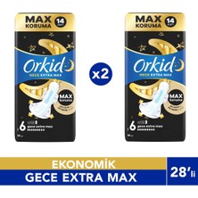 Hijyenik Ped Ultra Gece Ekstra Max 14' Lü 2 Adet