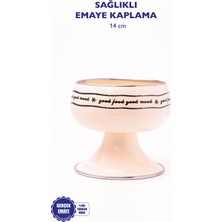 Mood Emaye Meyvelik-Ayaklı Kase 14CM (Orta Boy)