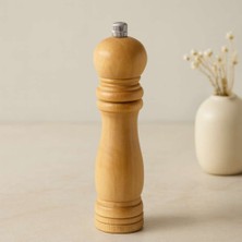 Bin1çeşit Ahşap Tuz ve Baharat Öğütücü 4.5 x 19.5 cm