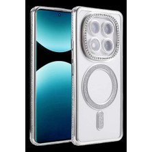 Bin1çeşit Redmi Note 15 Pro 5g Joke Simli Magneticsafe Kılıf - Gümüş