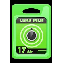 Bin1çeşit iPhone 17 Air Raze Metal Kamera Lens - Gümüş
