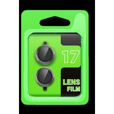 Bin1çeşit iPhone 17 Raze Metal Kamera Lens - Gri