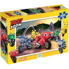 Ricky Zoom Lisanslı 200 Parça 33X48CM Çocuk Puzzle Yapboz Serisi