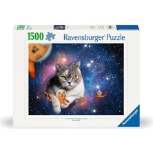 1500P Puzzle Uzayda Kediler