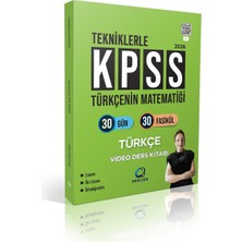 Oksijen Yayınları Türkçenin Matematiği Kpss Türkçe Video Ders Kitabı