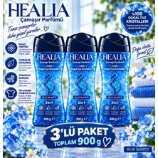 Healia Blue Quartz 3 In 1 Çamaşır Parfümü %100 Doğal Tuz Kristalleri 300 gr x 3 (900 Gr)