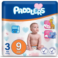 Bebek Bezi 3 Numara Midi (4-9 Kg) 9 Adet – Deneme Paketi