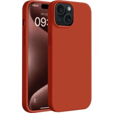 Bin1çeşit iPhone 15 Plus Kılıf First Silikon - Kırmızı
