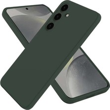 Bin1çeşit Galaxy A56 Kılıf First Silikon - Koyu Yeşil