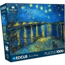 1000 Parça Puzzle - Ren Nehri’nde Yıldızlı Bir Gece (Starry Night Over The Rhone) - Vincent Van Gogh