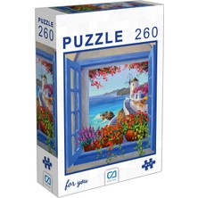 Pencere Puzzle 260 Parça 48 x 33 Cm. 6002