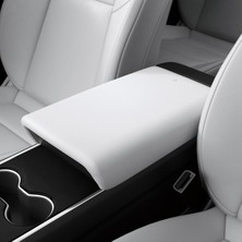 Tesla Model Y Legacy 2024-2023 Kolçak Kol Dayama Koruma Kılıfı TO240 Beyaz - ACP07645