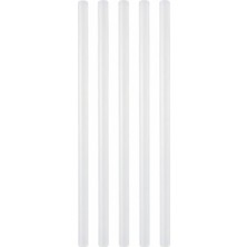 30 cm 11 mm Kalın Silikon Çubuğu 5'li Paket Şeffaf Sıcak Silikon Yapıştırıcı Çubuk Silikon Tabancası Uyumlu Güçlü Yapışma Hobi El Sanatları Ahşap Plastik Karton Kumaş Için