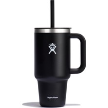All Around Seyahat Saplı Bardak 32OZ Siyah