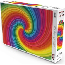 1000 Parça Gökkuşağı Girdabı Spiral Puzzle