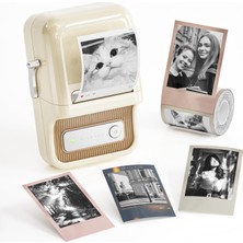 Etiketleme Makinesi B21 Pro, Hd 300DPI Etiket Yazıcısı, Büyük Kendinden Yapışkanlı Etiketler, Fotoğraflar, Ev, Ofis ve Iş Için Su Geçirmez