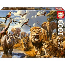 1000 Vahşi Hayvanlar Puzzle - 1000 Parça - 19920 - Wild Animals