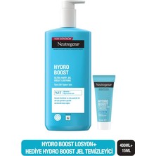 Hydro Boost Jel Vücut Losyonu 400 ml &  Neutrogena Hydro Boost Jel Temizleyici 15 ML