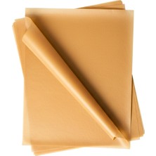 Premium Gold Pişirme Kağıdı, Yağ Geçirmez, Doğal Odun Hamuru, 37X42 Cm, 100 Adet, Tepsi Boyutunda, Hazır Kesilmiş